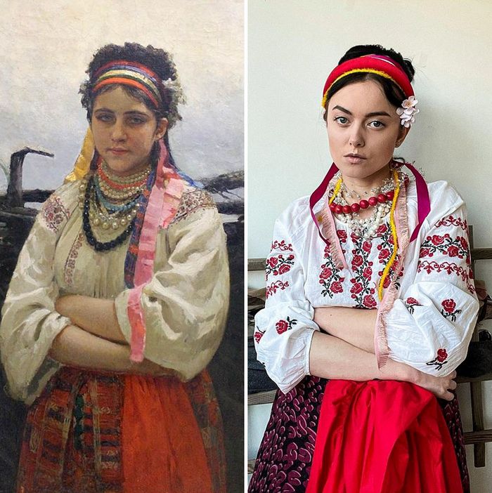 Crítica de arte recria 42 pinturas e figuras famosas da cultura pop em seus cosplays 8