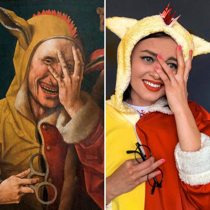 Crítica de arte recria 42 pinturas e figuras famosas da cultura pop em seus cosplays 9