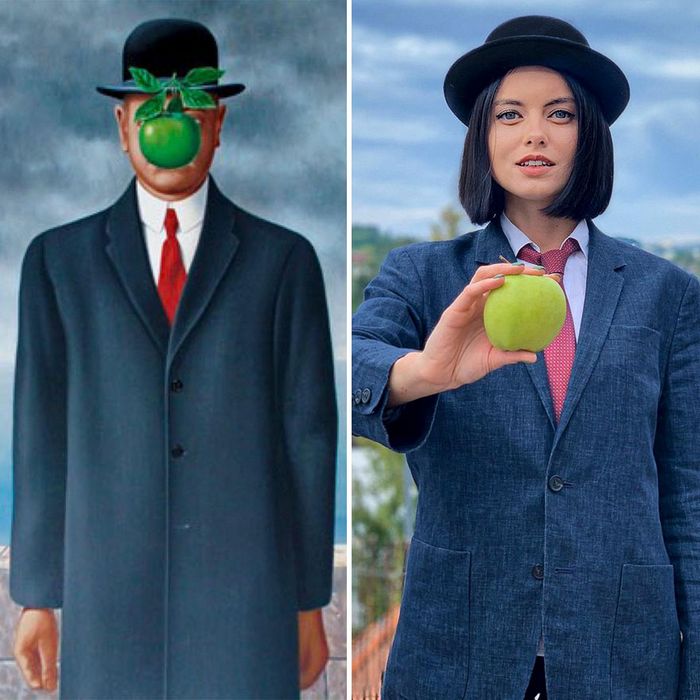 Crítica de arte recria 42 pinturas e figuras famosas da cultura pop em seus cosplays 17