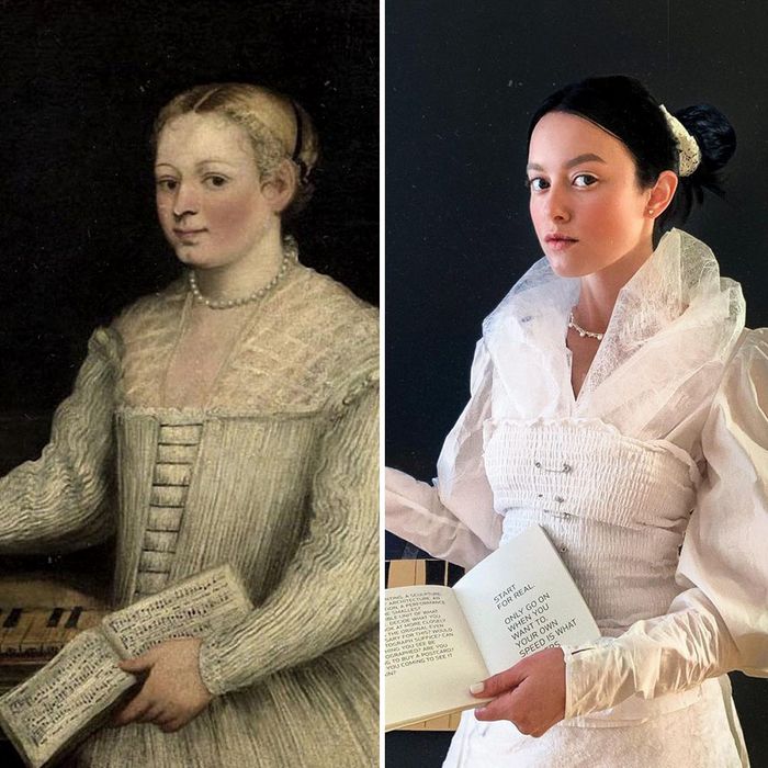 Crítica de arte recria 42 pinturas e figuras famosas da cultura pop em seus cosplays 18