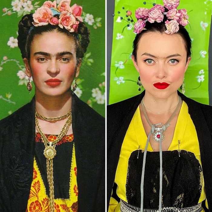 Crítica de arte recria 42 pinturas e figuras famosas da cultura pop em seus cosplays 22