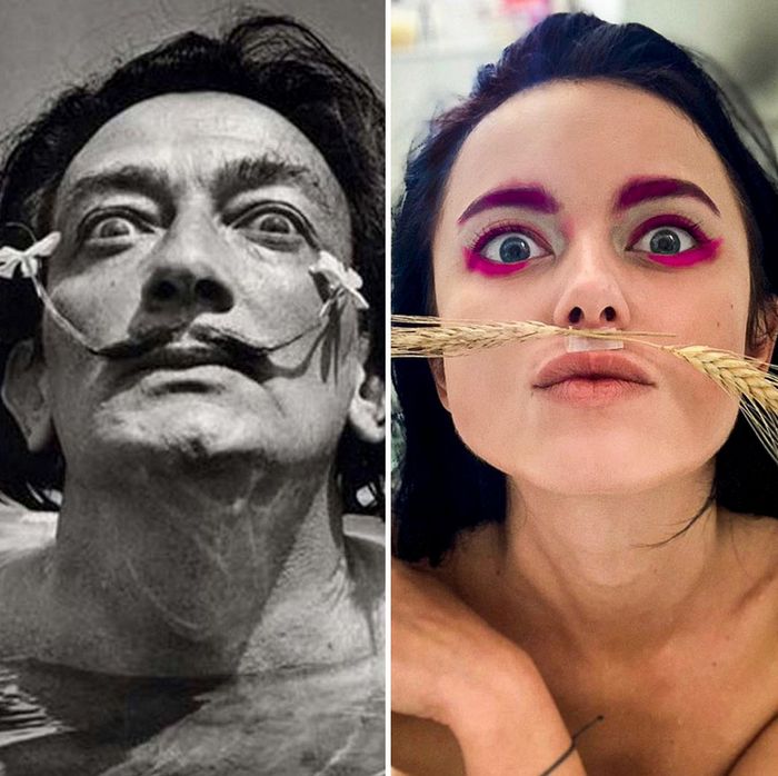 Crítica de arte recria 42 pinturas e figuras famosas da cultura pop em seus cosplays 24