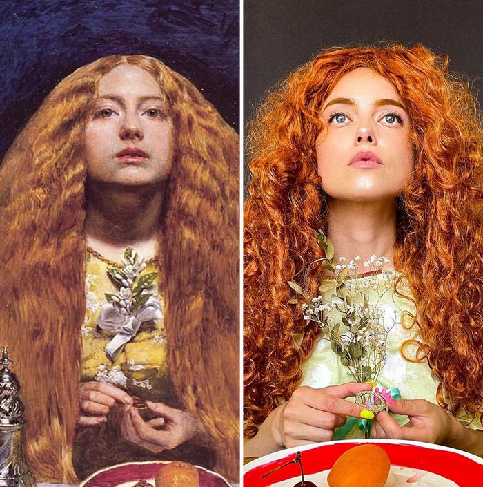 Crítica de arte recria 42 pinturas e figuras famosas da cultura pop em seus cosplays 25