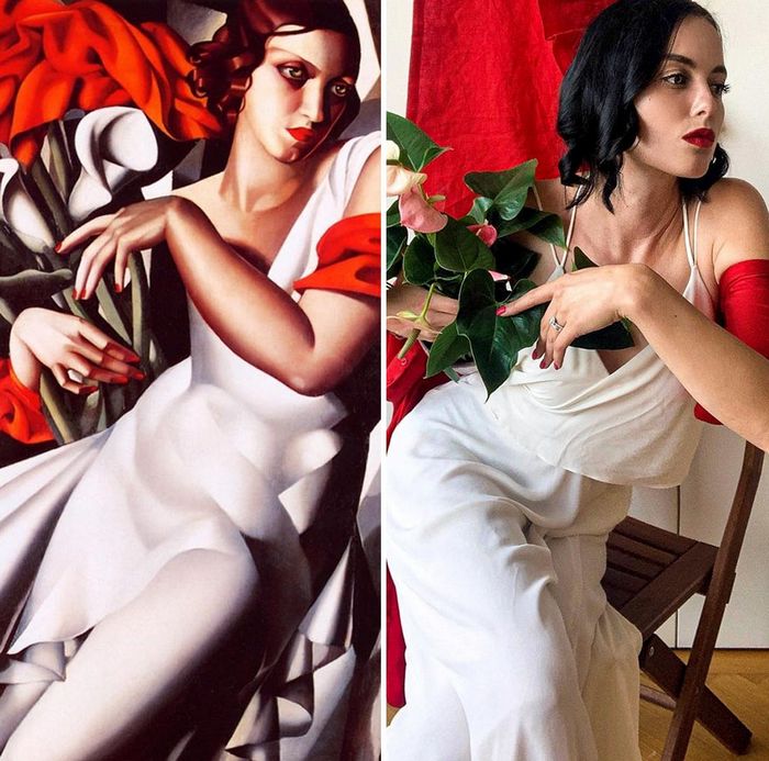 Crítica de arte recria 42 pinturas e figuras famosas da cultura pop em seus cosplays 27