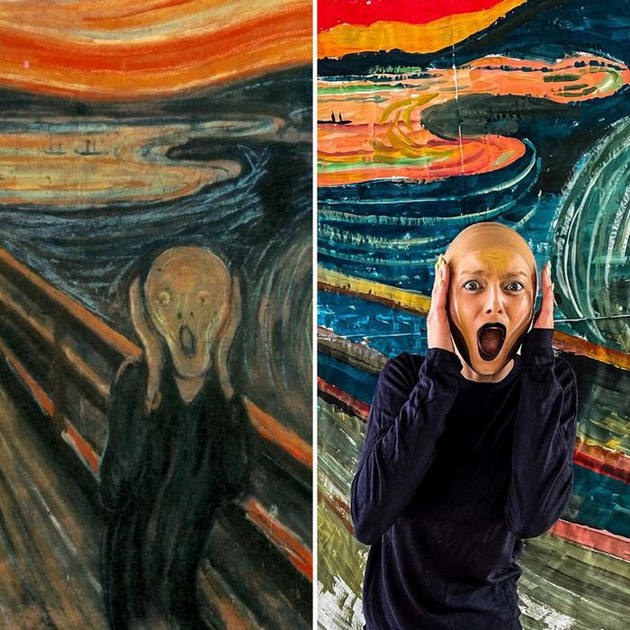 Crítica de arte recria 42 pinturas e figuras famosas da cultura pop em seus cosplays 35