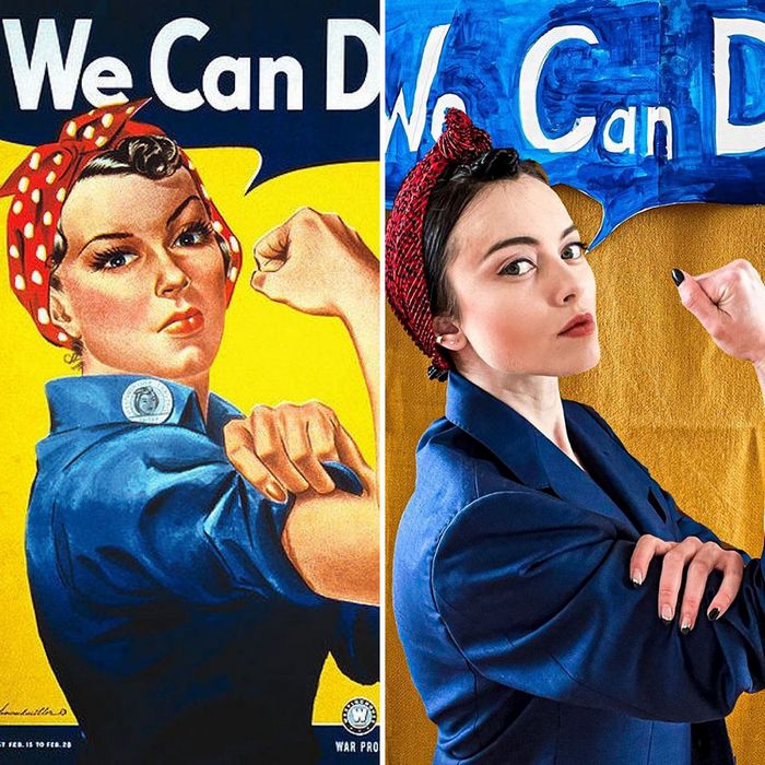 Crítica de arte recria 42 pinturas e figuras famosas da cultura pop em seus cosplays 36