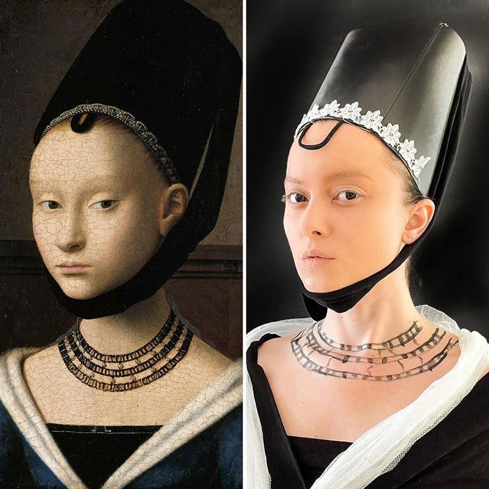 Crítica de arte recria 42 pinturas e figuras famosas da cultura pop em seus cosplays 40