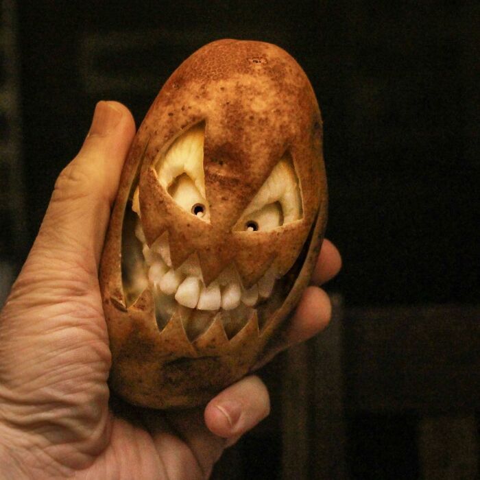 38 esculturas de frutas e vegetais inspiradas na cultura pop, terror, fantasia 4