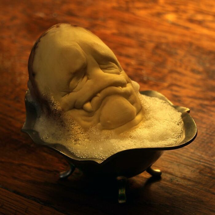 38 esculturas de frutas e vegetais inspiradas na cultura pop, terror, fantasia 9