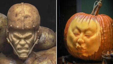 38 esculturas de frutas e vegetais inspiradas na cultura pop, terror, fantasia 7