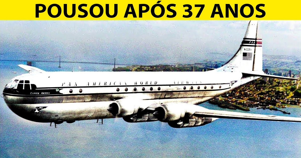 Esse avião pousou após 37 anos desaparecido 2