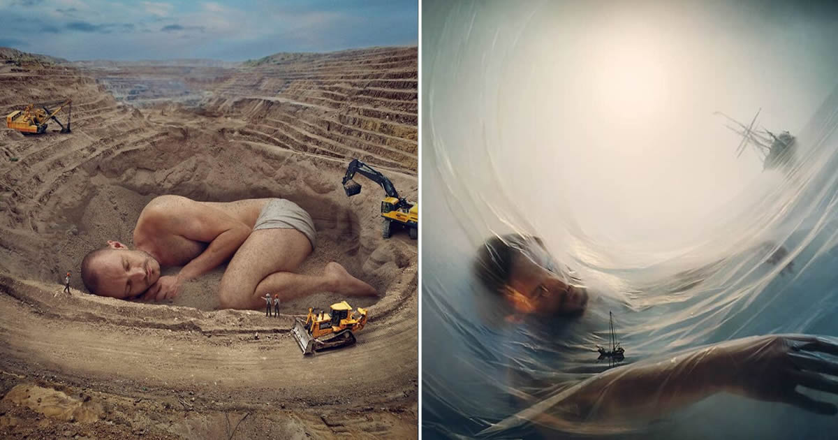 Este artista cria edições surreais e caprichosas (45 fotos)