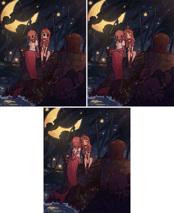 Este artista cria ilustrações estranhamente aconchegantes que são assustadoras ao mesmo tempo (45 fotos) 4