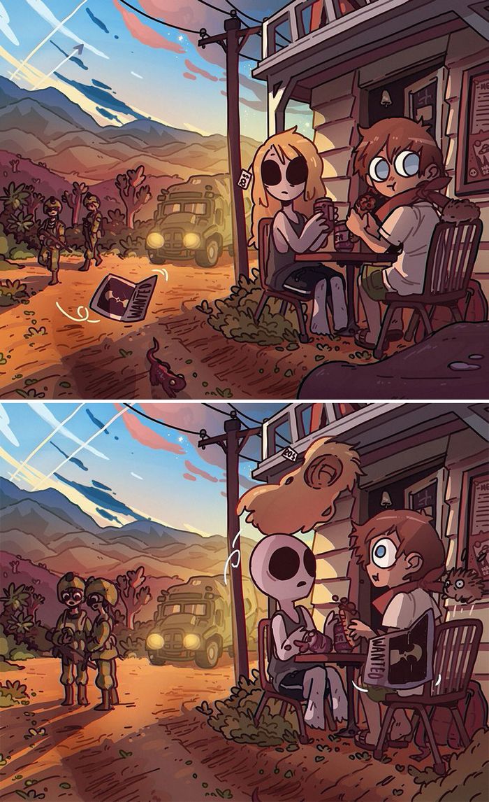 Este artista cria ilustrações estranhamente aconchegantes que são assustadoras ao mesmo tempo (45 fotos) 5