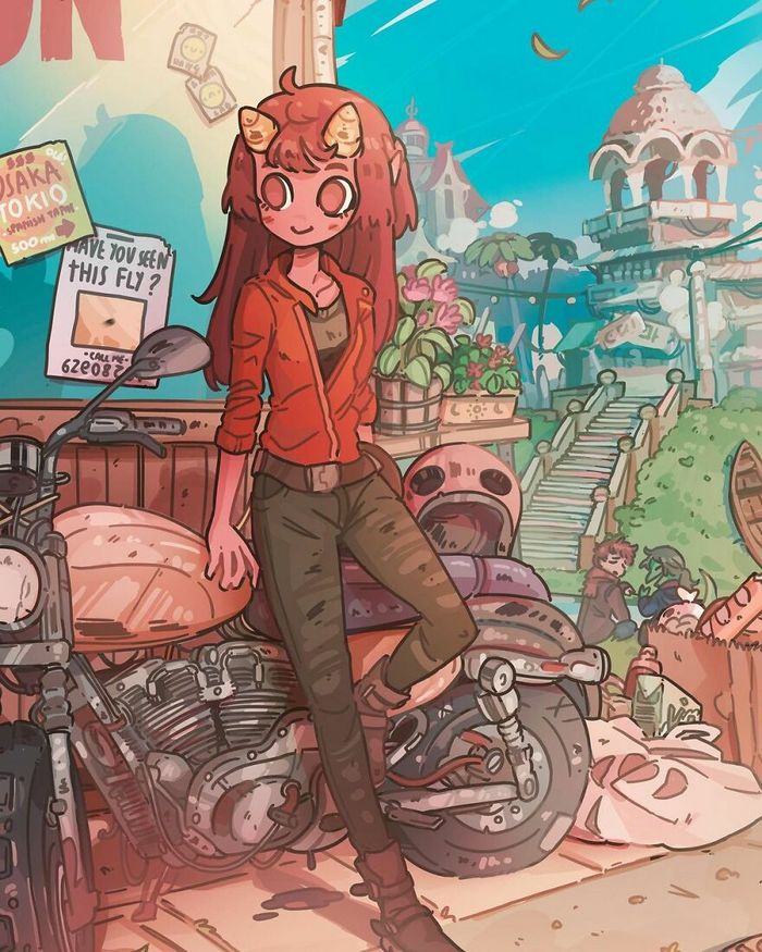 Este artista cria ilustrações estranhamente aconchegantes que são assustadoras ao mesmo tempo (45 fotos) 11