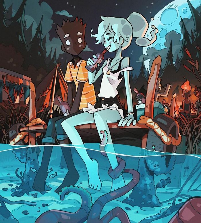 Este artista cria ilustrações estranhamente aconchegantes que são assustadoras ao mesmo tempo (45 fotos) 19