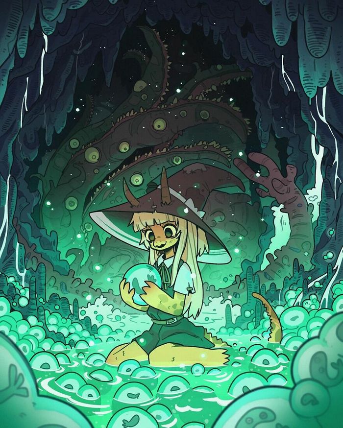 Este artista cria ilustrações estranhamente aconchegantes que são assustadoras ao mesmo tempo (45 fotos) 22