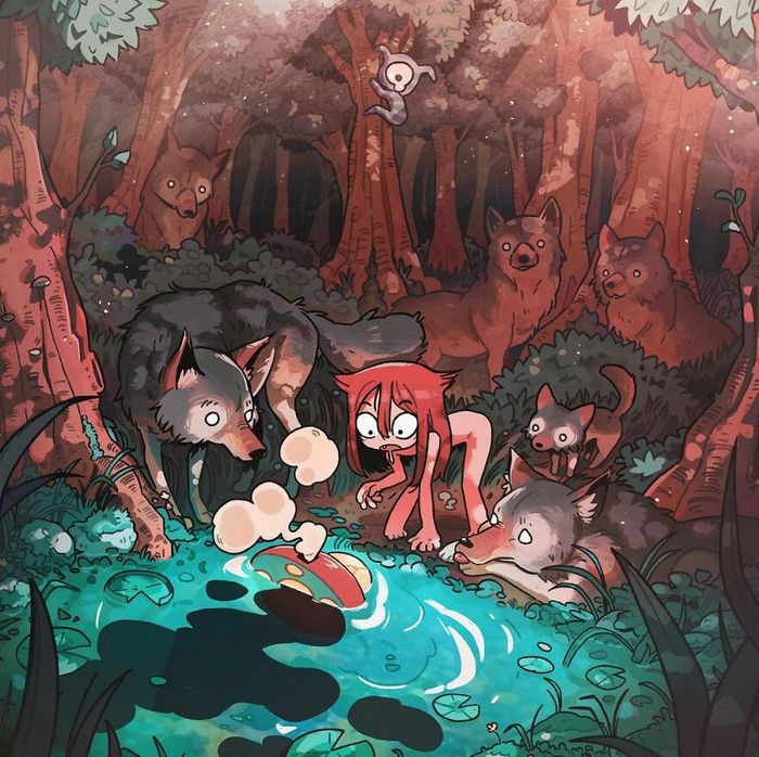 Este artista cria ilustrações estranhamente aconchegantes que são assustadoras ao mesmo tempo (45 fotos) 24