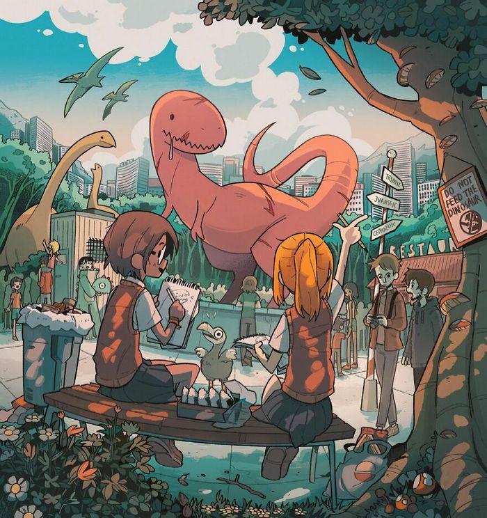 Este artista cria ilustrações estranhamente aconchegantes que são assustadoras ao mesmo tempo (45 fotos) 32