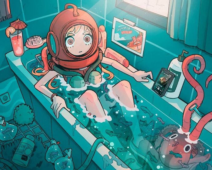 Este artista cria ilustrações estranhamente aconchegantes que são assustadoras ao mesmo tempo (45 fotos) 35