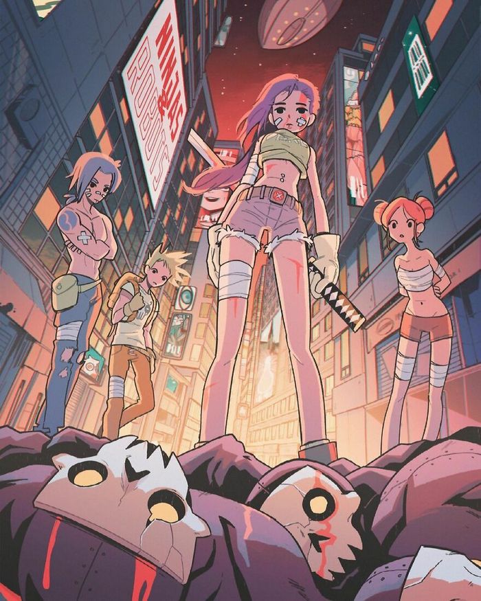 Este artista cria ilustrações estranhamente aconchegantes que são assustadoras ao mesmo tempo (45 fotos) 36