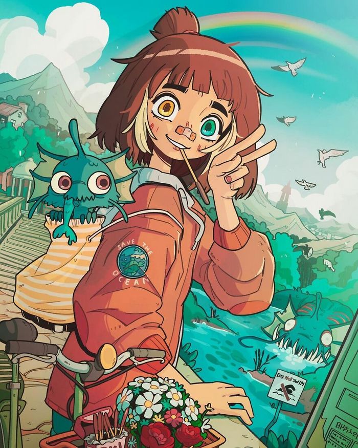 Este artista cria ilustrações estranhamente aconchegantes que são assustadoras ao mesmo tempo (45 fotos) 40