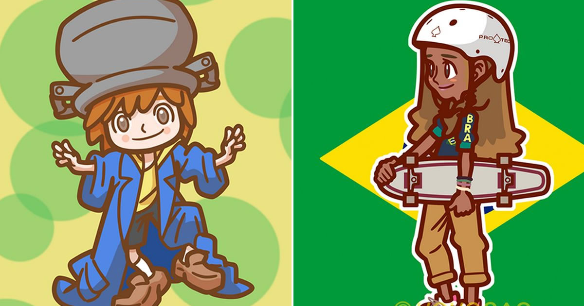 Ilustrador japonês está desenhando personagens brasileiros