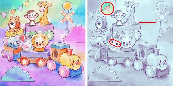 Jogo do erro: Teste sua capacidade de observação e encontra as 3 diferenças nas imagens 20