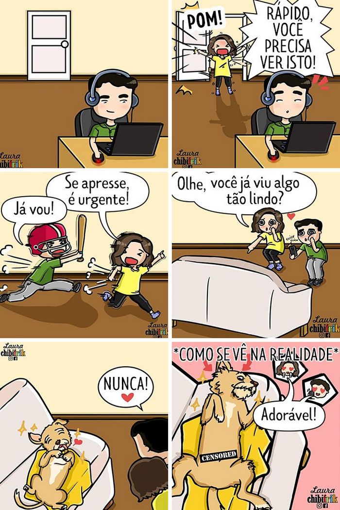 15 quadrinhos mostram como é viver com seu parceiro e seu cachorro 4 15 quadrinhos mostram como é viver com seu parceiro e seu cachorro 4