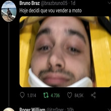 Hoje decidi vender minha moto