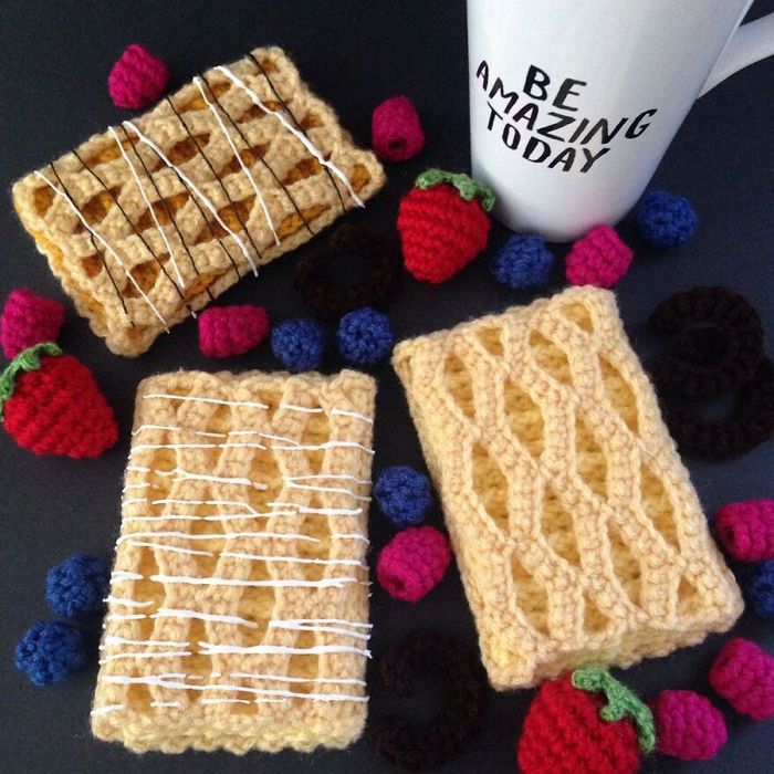 Artista cria comida de crochê com aparência deliciosa e você provavelmente vai querer comê-la (34 fotos) 14