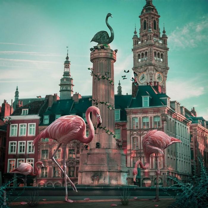 Artista digital cria imagens mágicas e surreais de arquitetura e fragmentos da natureza (42 fotos) 3