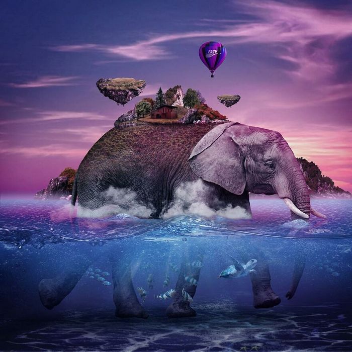 Artista digital cria imagens mágicas e surreais de arquitetura e fragmentos da natureza (42 fotos) 7