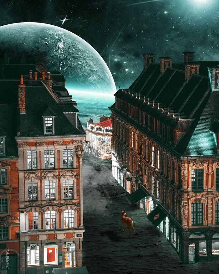 Artista digital cria imagens mágicas e surreais de arquitetura e fragmentos da natureza (42 fotos) 11