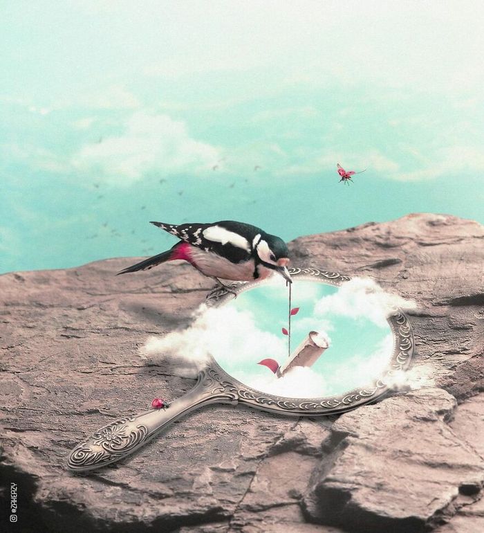 Artista digital cria imagens mágicas e surreais de arquitetura e fragmentos da natureza (42 fotos) 18