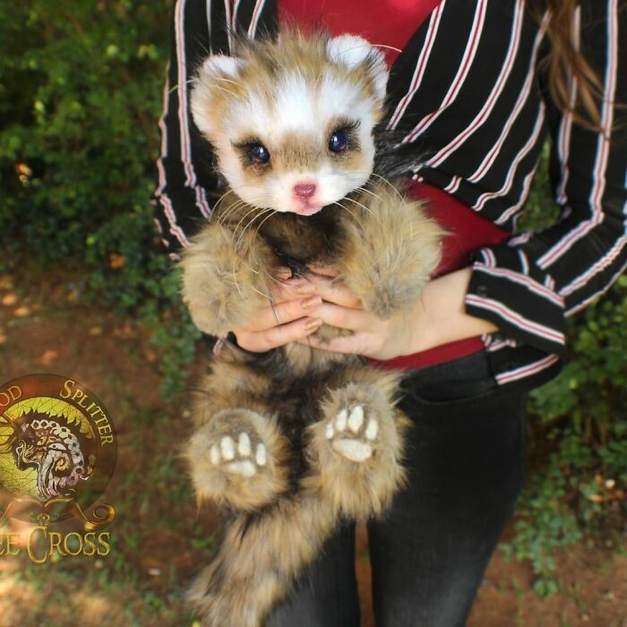 Esta artista faz esculturas de animais em madeira e pele sintética (38 fotos) 7