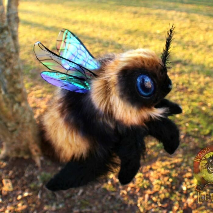 Esta artista faz esculturas de animais em madeira e pele sintética (38 fotos) 29