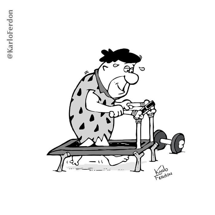 Este artista faz quadrinhos humorísticos sem diálogo (30 fotos) 8