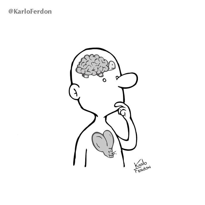 Este artista faz quadrinhos humorísticos sem diálogo (30 fotos) 9