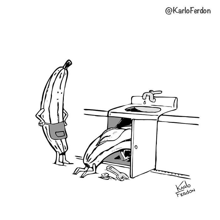 Este artista faz quadrinhos humorísticos sem diálogo (30 fotos) 10