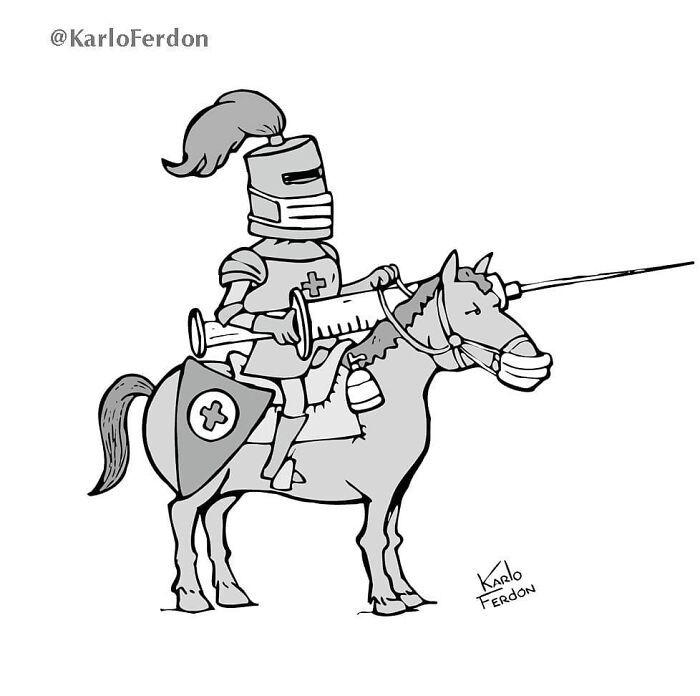 Este artista faz quadrinhos humorísticos sem diálogo (30 fotos) 17