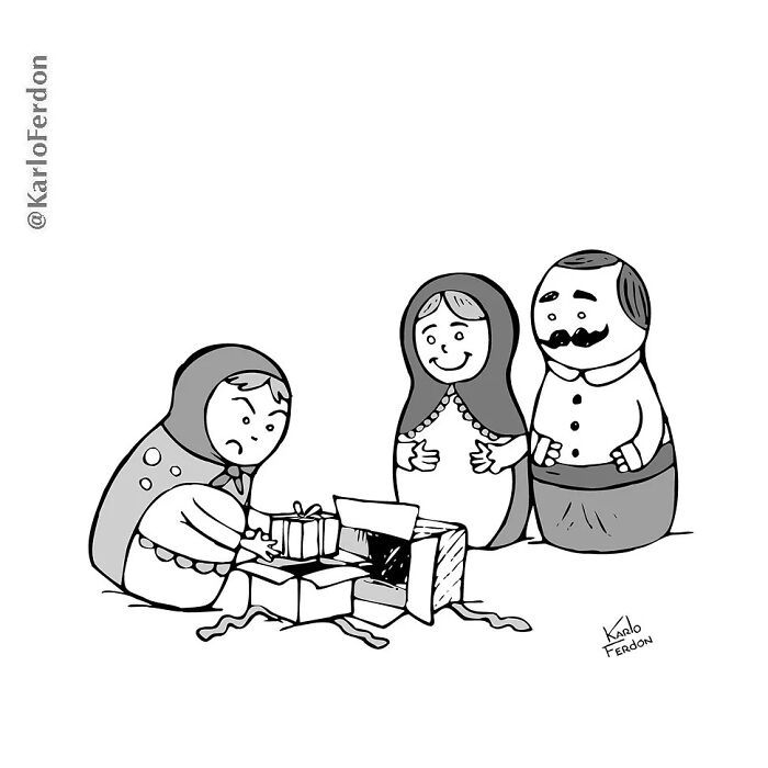 Este artista faz quadrinhos humorísticos sem diálogo (30 fotos) 22