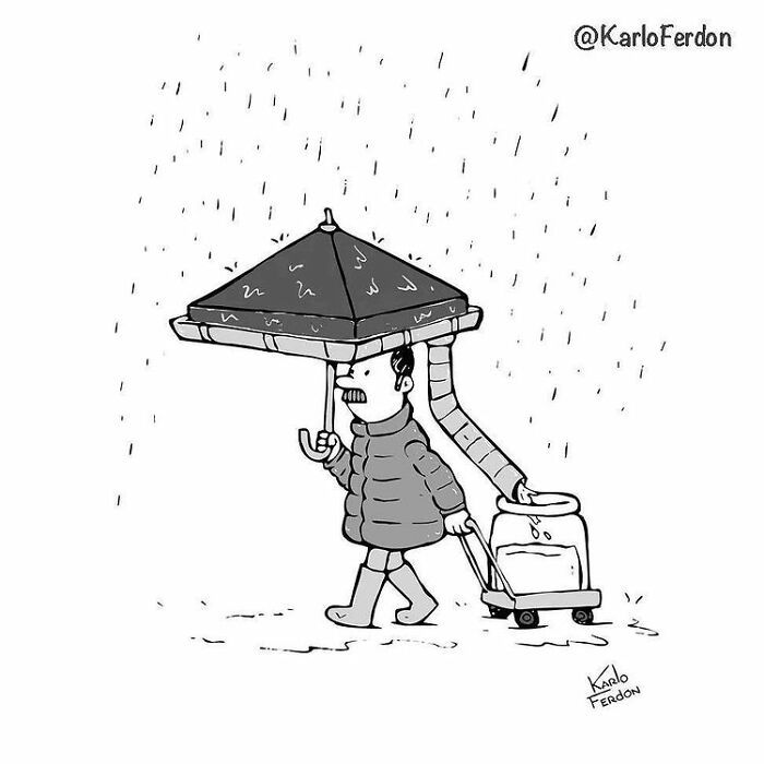 Este artista faz quadrinhos humorísticos sem diálogo (30 fotos) 29