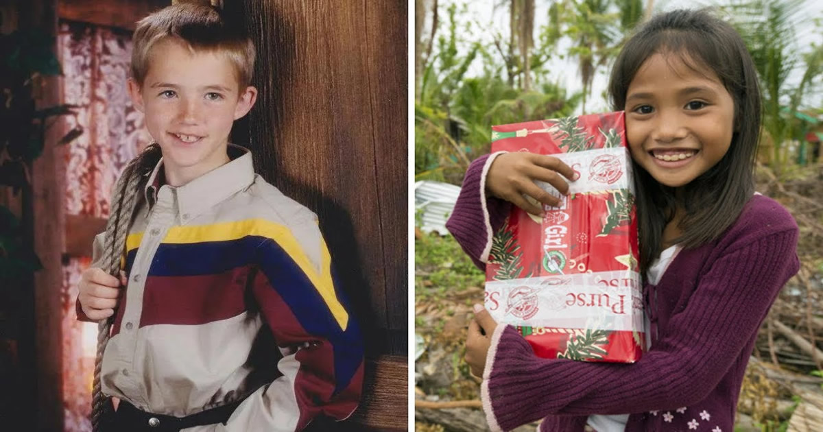 Este menino enviou um presente para uma menina pobre, 15 anos depois, as vidas deles mudaram 50