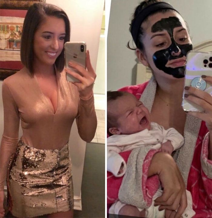 46 fotos hilárias de antes e depois de como a vida muda depois de ter filhos 8