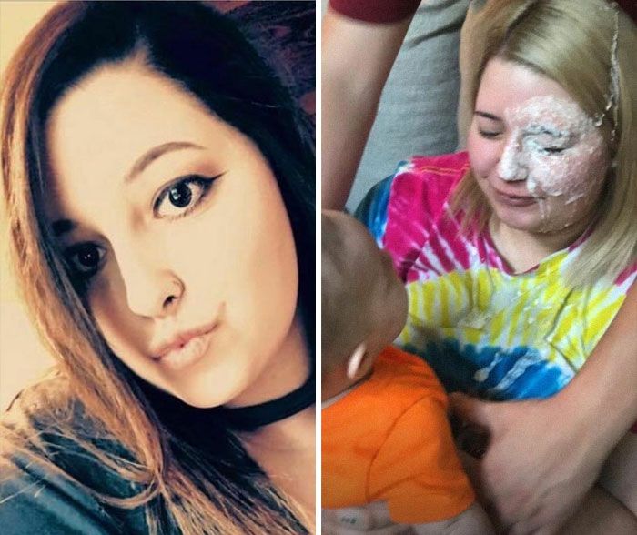 46 fotos hilárias de antes e depois de como a vida muda depois de ter filhos 39