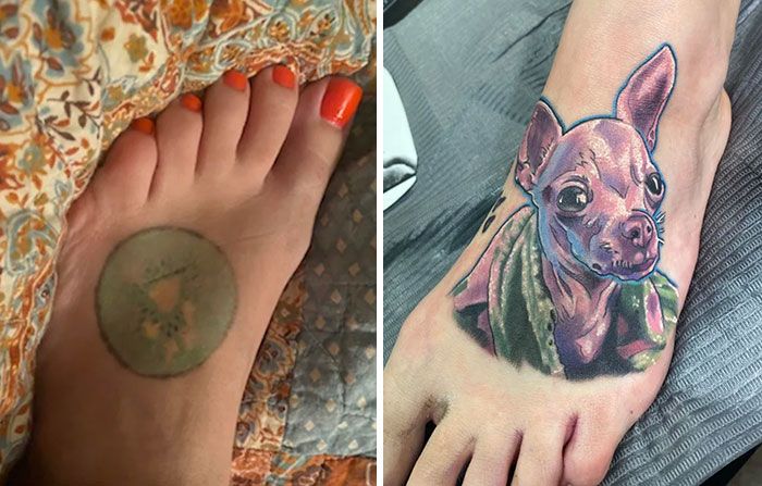 38 pessoas que cobriram suas tatuagens de forma para lá de criativas 2