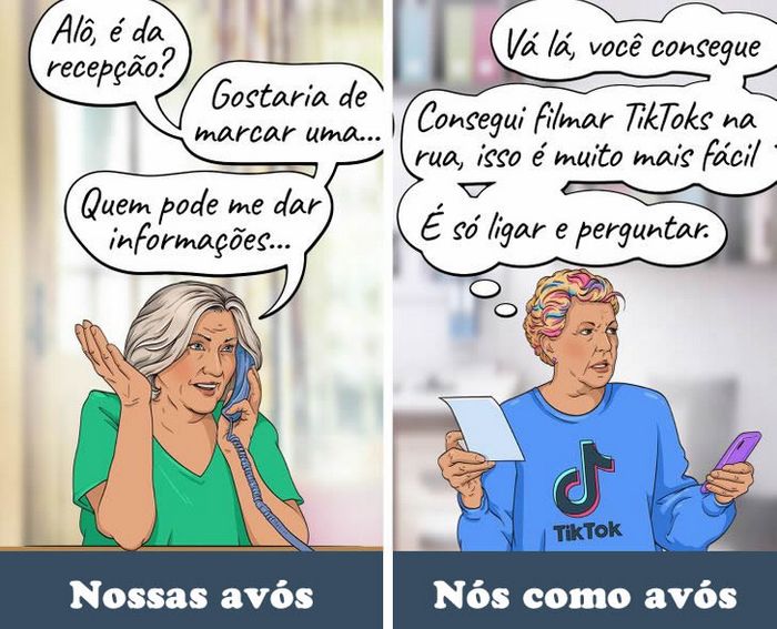 16 quadrinhos de como imaginamos que será a nossa geração quando nos tornamos avós 4