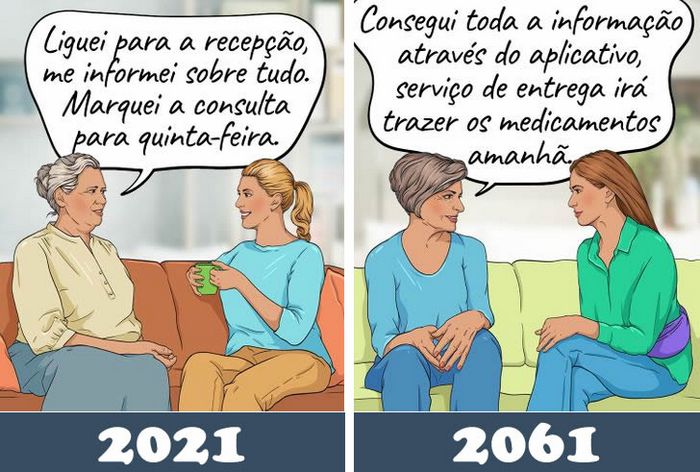 16 quadrinhos de como imaginamos que será a nossa geração quando nos tornamos avós 7