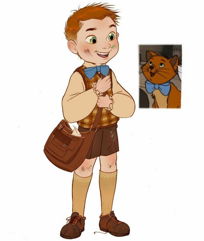 24 versões humanas de personagens famosos de desenhos animados 5